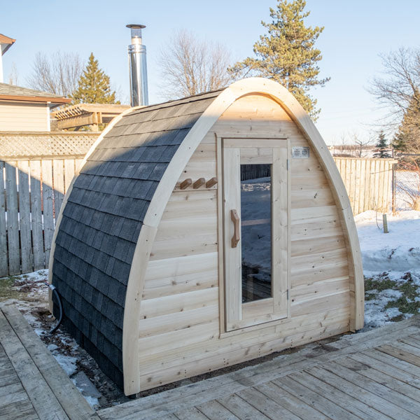 MiniPOD Sauna — Complete Kit (HUUM HIVE 6kW + Saunalumin Lighting)