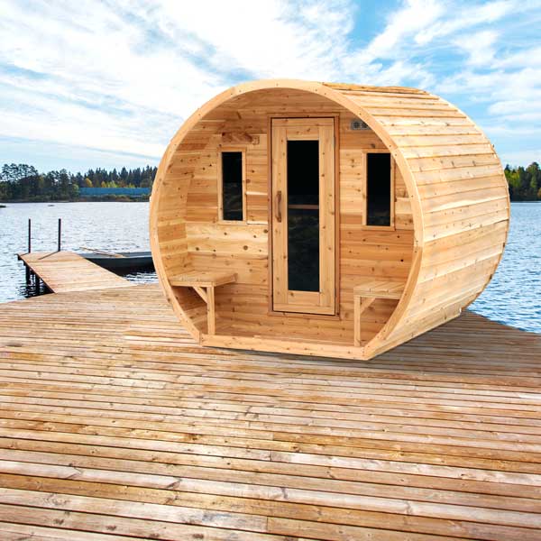 Elation Sauna — Complete Kit (HUUM HIVE 9kW + Saunalumin Lighting)