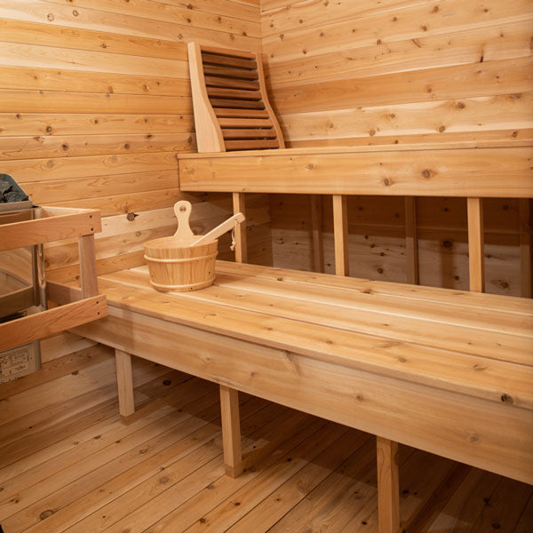 Luna Sauna — Complete Kit (HUUM HIVE 6kW + Saunalumin Lighting)