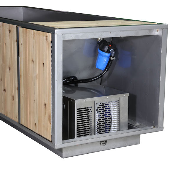 The Flow Cold Plunge — Complete Kit (Insulated Vinyl Cover + Penguin Chiller w/ Filter)