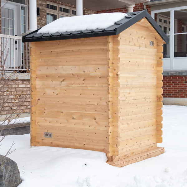 Granby Cabin Sauna — Complete Kit (HUUM HIVE 6kW + Saunalumin Lighting)