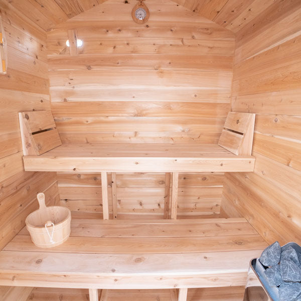 Granby Cabin Sauna — Complete Kit (HUUM HIVE 6kW + Saunalumin Lighting)
