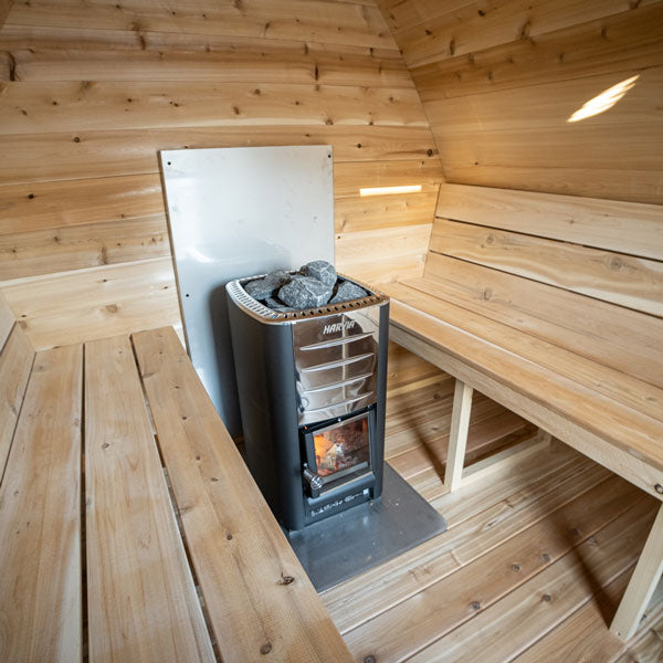 MiniPOD Sauna — Complete Kit (HUUM HIVE 6kW + Saunalumin Lighting)