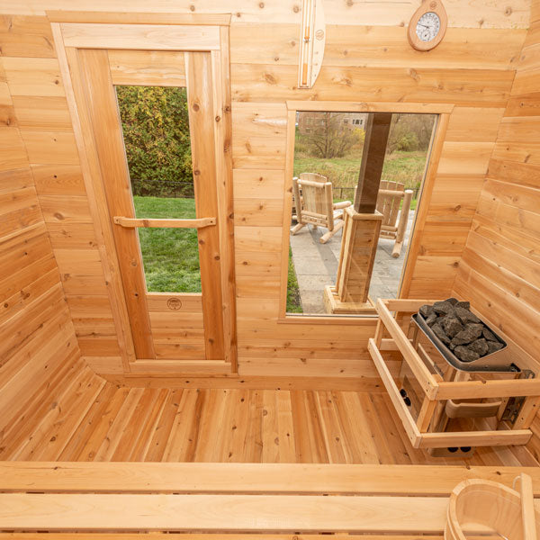 Luna Sauna — Complete Kit (HUUM HIVE 6kW + Saunalumin Lighting)