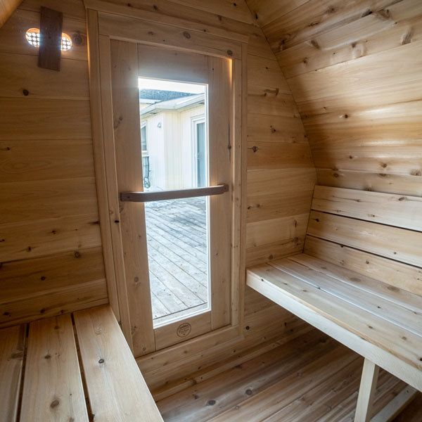 MiniPOD Sauna — Complete Kit (HUUM HIVE 6kW + Saunalumin Lighting)