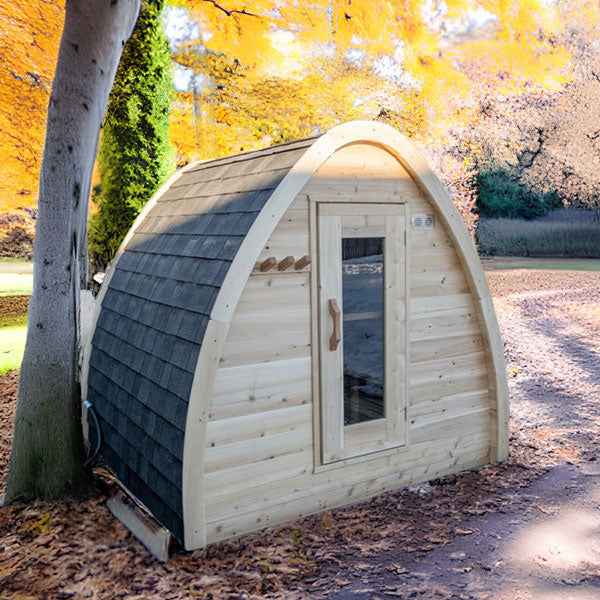 MiniPOD Sauna — Complete Kit (HUUM HIVE 6kW + Saunalumin Lighting)