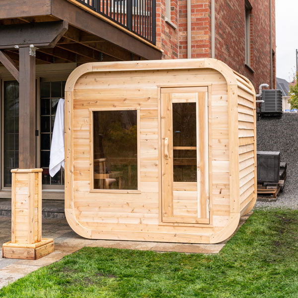 Luna Sauna — Complete Kit (HUUM HIVE 6kW + Saunalumin Lighting)