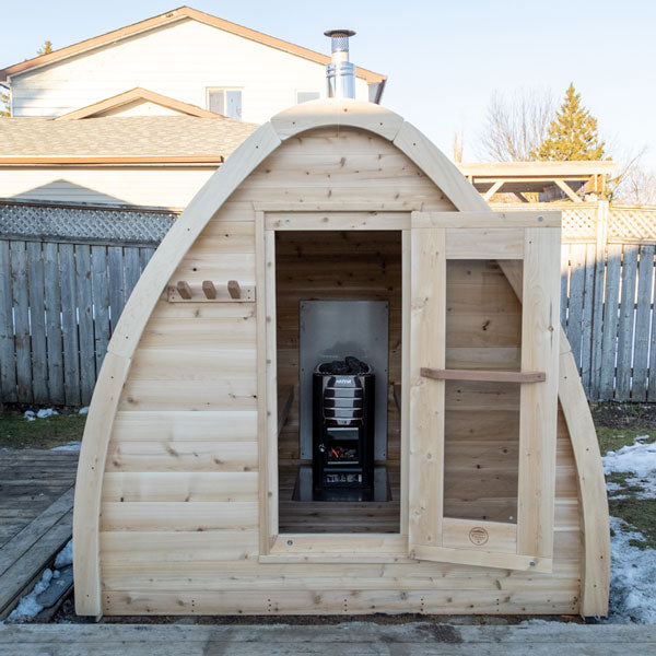 MiniPOD Sauna — Complete Kit (HUUM HIVE 6kW + Saunalumin Lighting)